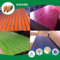 18mm display melamine MDF slatwall board